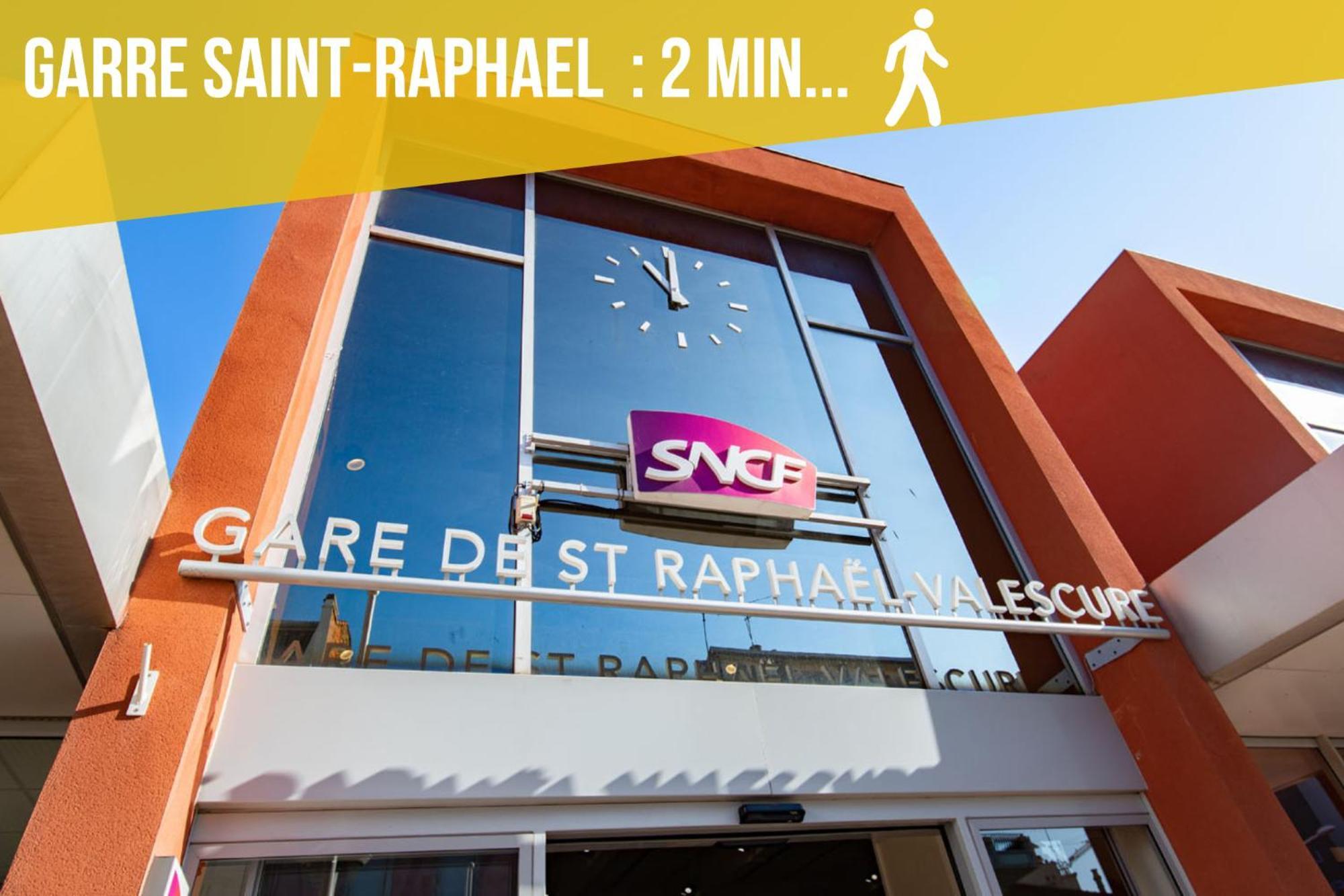 Studios Raffines Avec Terrasses - Plages, Ville Et Gare A Pied - Maison Raphael Saint-Raphaël 外观 照片